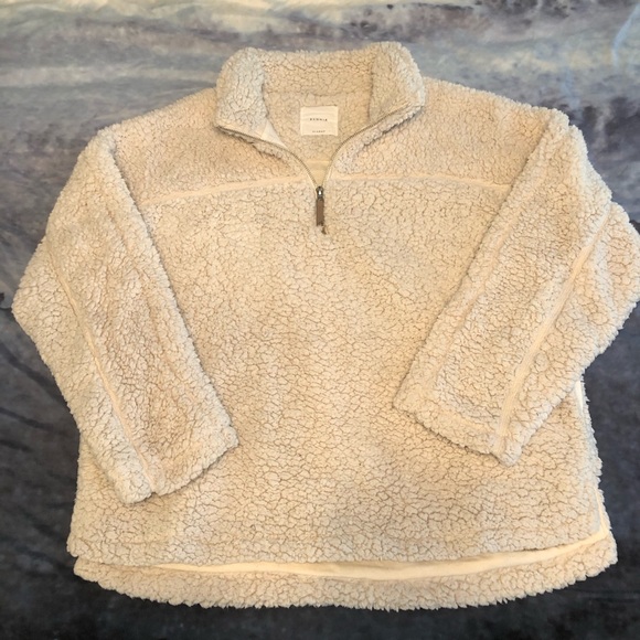 elodie sherpa pullover
